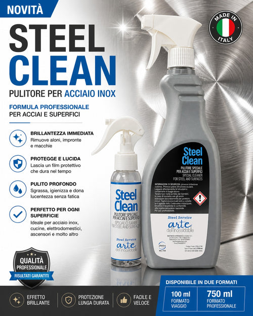 Pulitore Acciaio Inox 100 ML